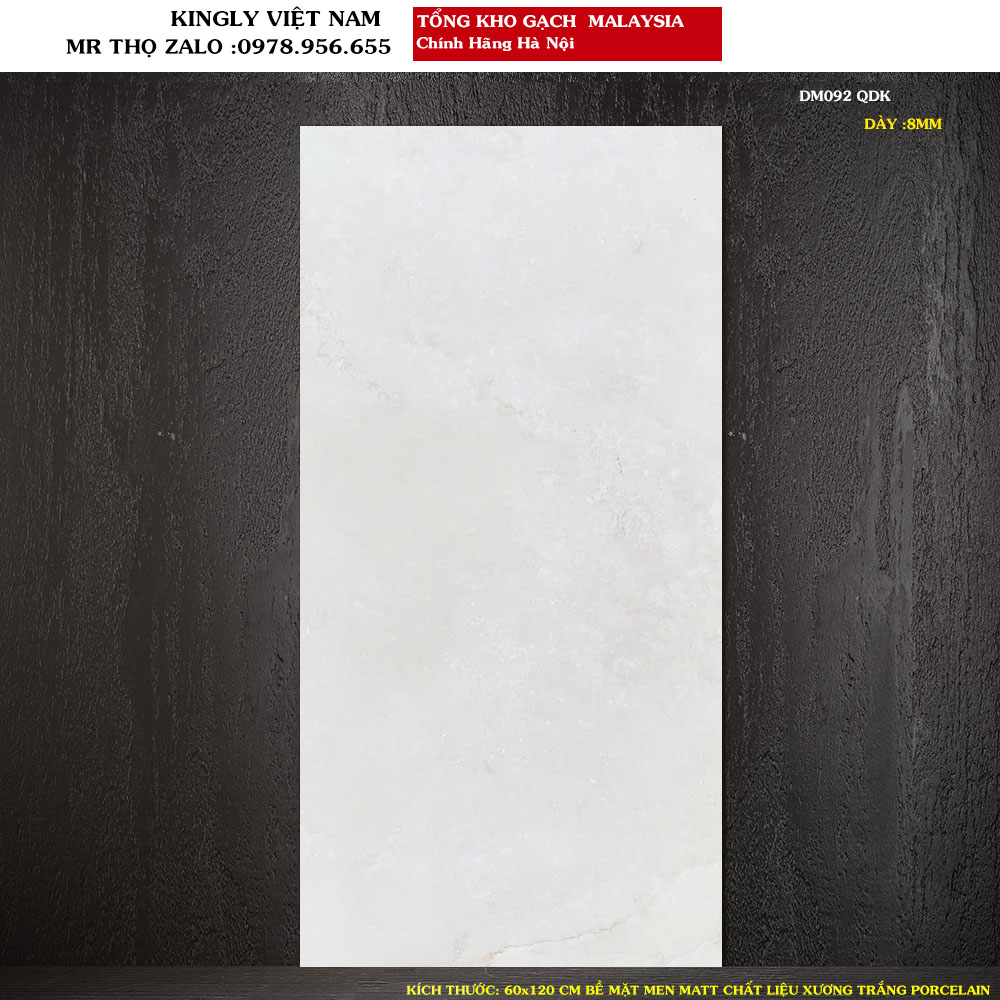 Gạch Malaysia 600X1200 MM DM092 Loại 1